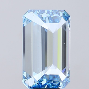 Diamant ovale élégant, bleu vif, certifié IGI, clarté VS1, taille excellente, CVD, diamant cultivé en laboratoire, pour la création de bijoux. - Product Image 5