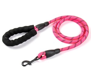SN HANDICRAFTS Eco-Friendly Modern Animal Print <b>Dog</b> <b>Leash</b> with 100% Cotton Material and Bowknot Decoration - Product Image 1