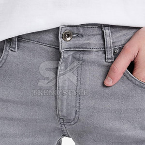 Pantalones Vaqueros de Alta Calidad para Hombre, Color Sólido, Pantalones Vaqueros Más Vendidos para Adultos - Product Image 5