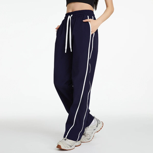 Pantalones de Trabajo de Oficina para Verano, Pantalones de Negocios de Cintura Alta y Pierna Ancha para Mujer - Product Image 2