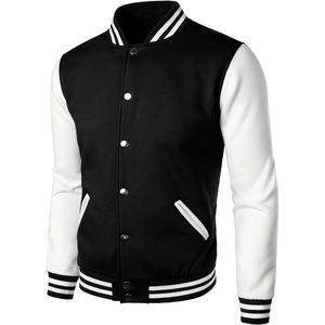 Letters Stitch Casual Style Patchwork Fashion Design Baseball College Sporty Jacket in High Quality Varsity Jacket - Product Image 2