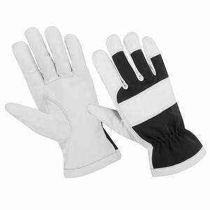 Gants de travail en cuir de chèvre, robustes, pour la sécurité industrielle, la protection des mains, le jardinage domestique - Product Image 5