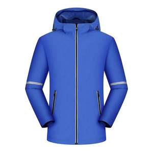 Veste softshell unisexe personnalisable légère, imperméable, coupe-vent à manches longues pour activités de plein air, fitness et sport, style bomber en cuir pour homme - Product Image 4