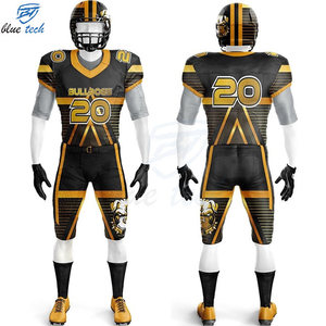 Premium Quality American Football Uniform Custom Team Name Number Jersey Pants Set Custom Logo Print Breathable Short Sleeve - Product Image 5