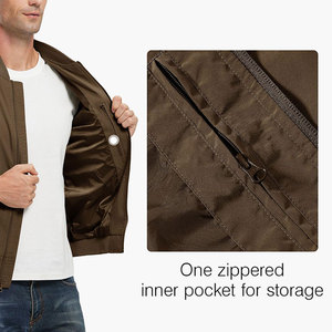 New Stylish Winter Embroidery Customized Breathable Oversized High Street Eco-Friendly Bomber <b>Jacket</b> for Men - Product Image 4
