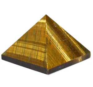 Pirâmide de cristal de quartzo transparente natural, pirâmide de pedra preciosa: pirâmide cristal