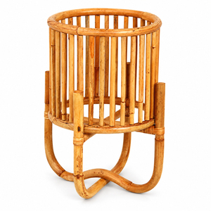 Wood planter <b>stand</b> rattan plant <b>pot</b> <b>stands</b> flower basket holder top-pick Vietnam handicrafts - Product Image 5