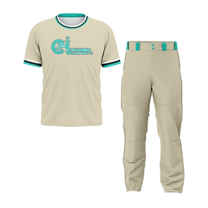 Uniforme de Softbol de Alta Calidad 100% Poliéster, Tejido Transpirable de Secado Rápido, Diseño Personalizado, Impresión Sublimada, Ropa de Equipo - Product Image 1