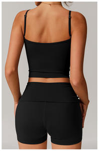 Top Deportivo Personalizado, Ecológico, Reciclado, con Relleno, Escote Profundo en V, Top Corto para Yoga y Fitness, Chaleco Deportivo Acolchado para Mujer - Product Image 4