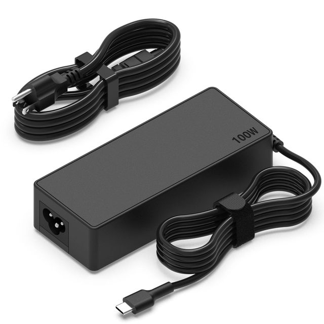 100W 65W USB C Charger PD 3.0 Fast Charging Adapter for MacBook Pro Air HP Lenovo Samsung iPhone Laptop Tablet Phone GaN
