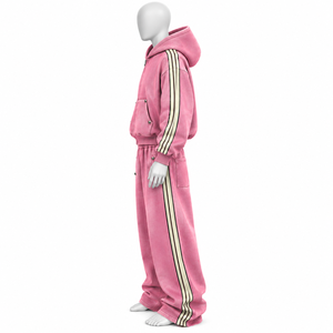 Conjunto Deportivo con Capucha Personalizado de AMSEC INDUSTRY, Color Sólido, Casual, Largo, 100% Algodón, Transpirable, en Venta - Product Image 6