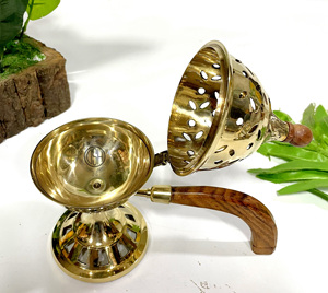 Quemador de Incienso de Venta Directa de Fábrica, Decoración para el Hogar, Soporte Automático para Incienso Bakhoor con Asa - Product Image 4