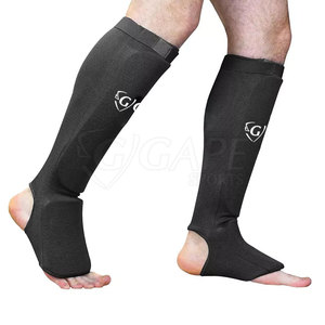 Factory Direct Elasticated Shin Insteps Compression Wear Football Game Professional Protection Lightweight Durable Non-Slip - Product Image 3
