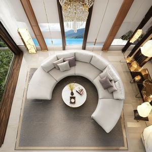 Sofá de recepción redondo para oficina, sofá para área de recepción, sofá redondo para sala de espera, sofá redondo para vestíbulo de hoteles - Product Image 2