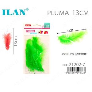 ไอแลน พลูมา 13 ซม. สีเขียว สำหรับงานศิลปะ - Product Image 1