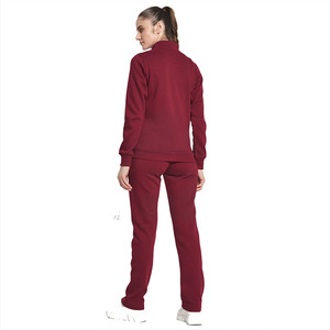 Conjuntos de Ropa Deportiva para Mujer, Estilo Deportivo, Pantalones Deportivos con Chaqueta de Forro Polar con Cuello Alto, Conjuntos Personalizados para Mujer - Product Image 3