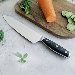 Couteau de Chef Japonais LEGACY BLADES en Acier Carbone, Manche en Bois, Finition Poli Miroir, Fournisseur OEM ODM Artisanal Haut de Gamme - Product Image 4
