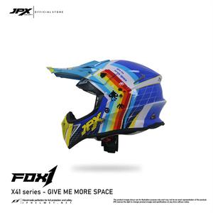 El casco JPX Fox1 Motif X 41 Supermoto Cross ofrece una protección superior y un estilo audaz para la mejor experiencia de motocross. - Product Image 4