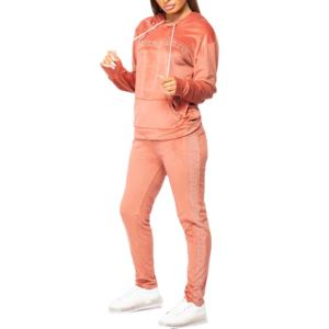 Chándal de algodón grueso de buena calidad, chándal de lana para mujer, ropa de calle, conjunto de chándal de terciopelo personalizado para mujer para niñas - Product Image 1