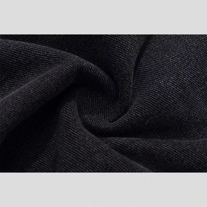 Shorts en jean confortables grande taille pour femmes, taille haute élastique, logo personnalisé, vente en gros - Product Image 3