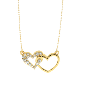 Pendentif infini torsadé en argent sterling 925, diamant de laboratoire taille brillant, plaqué or jaune, certifié IGI, luxe - Product Image 6