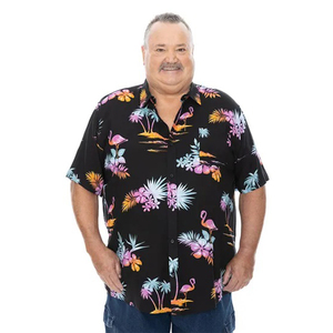 Camisa Hawaiana Aloha de Algodón Personalizada 2026, Unisex, Casual, con Estampado Floral, Manga Corta, para Playa o Bowling, Todas las Tallas, Ajuste Ceñido al Cuerpo - Product Image 4