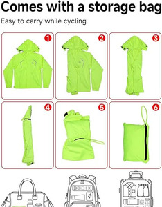 Men's Softshell <b>jacket</b> <b>Packable</b> Cycling Rain <b>Jacket</b> Waterproof Windproof Running Raincoat Lightweight Rotatable Hood <b>Jacket</b> - Product Image 6