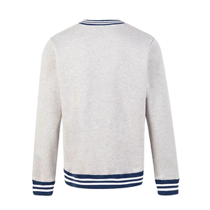 Sweat-shirt d'hiver pour homme le plus vendu, à manches longues, col rond, en molleton uni, avec logo personnalisé, style sportif et tendance - Product Image 3