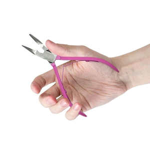 Kit de pinzas para extensiones de cabello de salón profesional, juego de herramientas para aplicación y ajuste de extensiones de cabello con microperlas y anillos nano. - Product Image 4