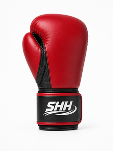 Gants de boxe en PU rouge et noir, légers, imperméables, de qualité supérieure, avec logo personnalisé, pour l'entraînement en salle de sport et pour les grossistes - Product Image 1