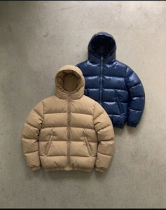 Veste matelassée en gros avec logo personnalisé, impression OEM, veste d'hiver personnalisée de haute qualité pour hommes, veste matelassée à bulles avec poches - Product Image 4