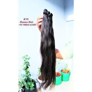 100% Extensions de cheveux Remy indiens vierges naturels soyeux droits et doux sensation de main produit de cheveux humains - Product Image 4