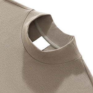 เสื้อยืดคอกลม ยูนิเซ็กซ์ น้ำหนัก 220 กรัม ผ้าฝ้าย 100% รับออกแบบลายพิมพ์โลโก้ ขายส่ง เสื้อเปล่าคอเต่า สำหรับผู้ชาย - Product Image 3