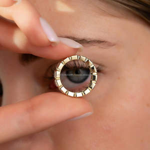 Bague de fiançailles/mariage vintage en or jaune 14 carats avec diamant de culture IGI/GIA, or blanc fin unisexe, pour anniversaire, digne d'une fête - Product Image 3