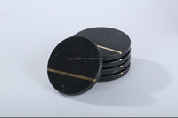 Sous-verres ronds en marbre blanc, faits à la main en Inde, style bohème, durables, pour la maison, la cuisine, les restaurants, décoration de table