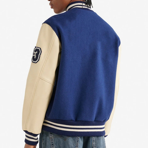 Chaquetas Varsity Letterman de Alta Calidad, Cuerpo de Lana, Mangas Largas Genuinas, Ropa de Invierno, Chaqueta Elegante para Hombre, Chaqueta de Invierno - Product Image 5