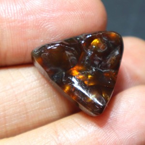 Genuine Fire Agate Loose Stone Natural Unique Fire Agate Gemstone Handmade Healing Crystal Polished Fire Agate Jewelry Making - Product Image 1