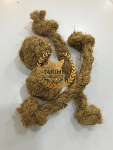 TAKIMEX Corde à mâcher Coco pour chien, jouet à mâcher en corde de noix de coco 100% naturelle, nettoie les dents du chien, prix le plus bas - Product Image 6
