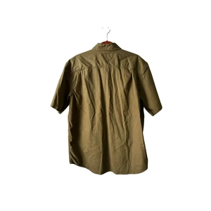 Camisa de Hombre Estilo Vintage con Cuello Chino de Sarga de Algodón y Pantalones Cortos Cargo de Secado Rápido con Cordón Ajustable al Mejor Precio - Product Image 3