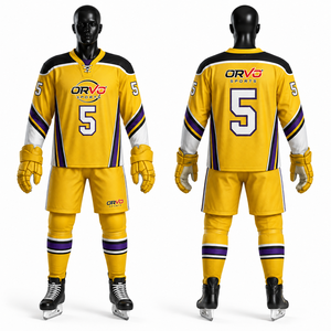 Uniformes de Hockey Sublimados al por Mayor, Ropa Deportiva Personalizada para Equipos de Hockey, Fabricante OEM de Uniformes de Hockey Personalizados - Product Image 5