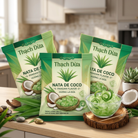 Nata de Coco aromatisée au Pandan, prête à consommer, végane et sûre, export Vietnam, prix compétitif, livraison mondiale, OEM ODM