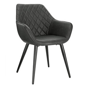 Chaise de salle à manger moderne en <span class=keywords><strong>velours</strong></span> rembourrée avec pieds en métal <span class=keywords><strong>pour</strong></span> restaurant, café et maison (vente en gros) - Product Image 3