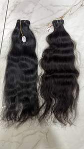 Extensiones de trama de cabello humano indio crudo sin procesar de fábrica directa Estilos de rizos de onda brasileña similares Paquetes de cabello humano natural - Product Image 3