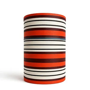 Recycled 100% Nylon Woven Striped Tarpaulin Fabric Roll for Bags Upholstery Outdoor Furniture Textile Material Custom Design - Product Image 1