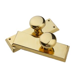 Pomo de Puerta Rectangular de Latón Duradero, Personalizado, con Diseño Moderno para Privacidad, Ideal para Hoteles, Villas, Dormitorios y Salas de Estar - Product Image 1