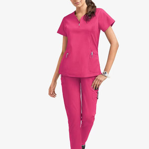 Uniformes Médicos Transpirables para Mujer, Conjunto de Uniforme Médico de Tela Ligera, Ropa de Enfermera para Clínica y Hospital, Duradera y Cómoda - Product Image 1