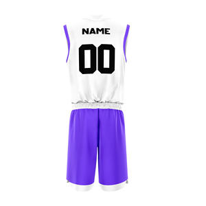 Conjunto de Uniforme de Baloncesto en Oferta, Directo de Fábrica, Mejor Precio, Transpirable, Pantalones Cortos Personalizados Estampados, Bolsa con Cierre Hermético de Alta Calidad, Unisex - Product Image 2
