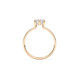 แหวนเพชรเดี่ยว REYES ดีไซน์ดั้งเดิม ทองคำแท้ 14K เพชร HPHT CVD ผลิตในห้องปฏิบัติการ ของขวัญวันครบรอบแต่งงานสุดหรู เครื่องประดับชั้นดี - Product Image 5