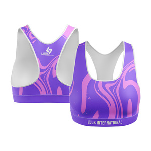 Premium Quality Racerback Sports <b>Bra</b> Removable Padded Design Breathable Quick Dry Activewear OEM Manufacturer - Product Image 6