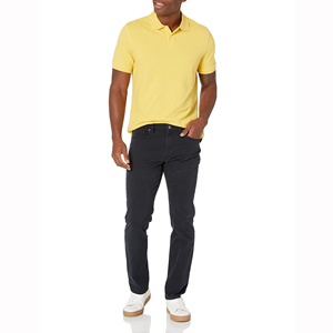 Polos de Manga Corta para Hombre de Alta Calidad, Elegantes, Casuales, Transpirables, con Logotipo Frontal, Ropa de Trabajo Informal - Product Image 1